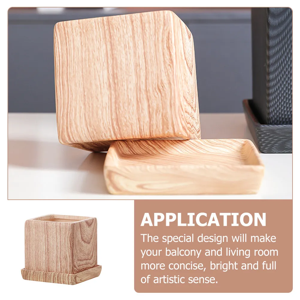 

Керамический цветочный горшок с дизайном под дерево, художественный, ручной работы, для орхидей, суккулентов, для дома, офиса, для использования в помещении и на улице