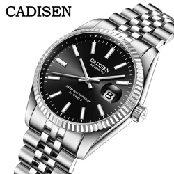 CADISEN Men Mechanical Watch Top Brand Luxury Automatic Watch Business Stainless Steel Waterproof Watch Men relogio masculino