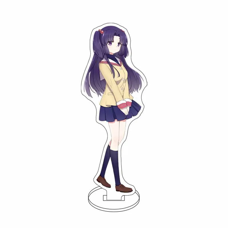 16 см CLANNAD аниме акриловая подставка украшения Okazaki Tomoya Nagisa Furukawa Fujibayashi Kyō фигурка подставка для фанатов коллекционные подарки