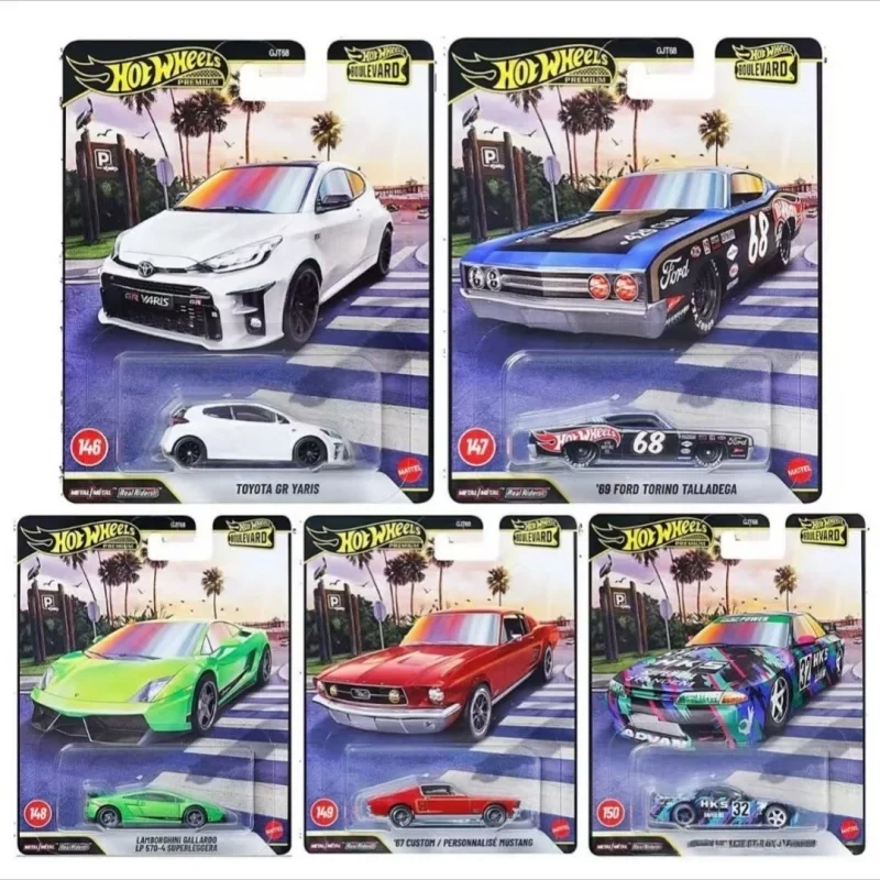 

Hot Wheels Car Culture GJT68 Garden Avenue Nissan Toyota Ford Lamborghini DieCast Simulation Car Model Boy Collection Toys Gifts
