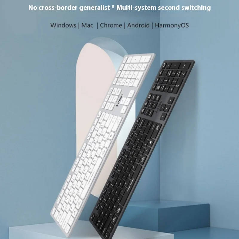 A4tech Fbx50c Wireless Bluetooth Keyboard Notebook With Special Ultra-Thin Portable Charging For Multiple Scenarios