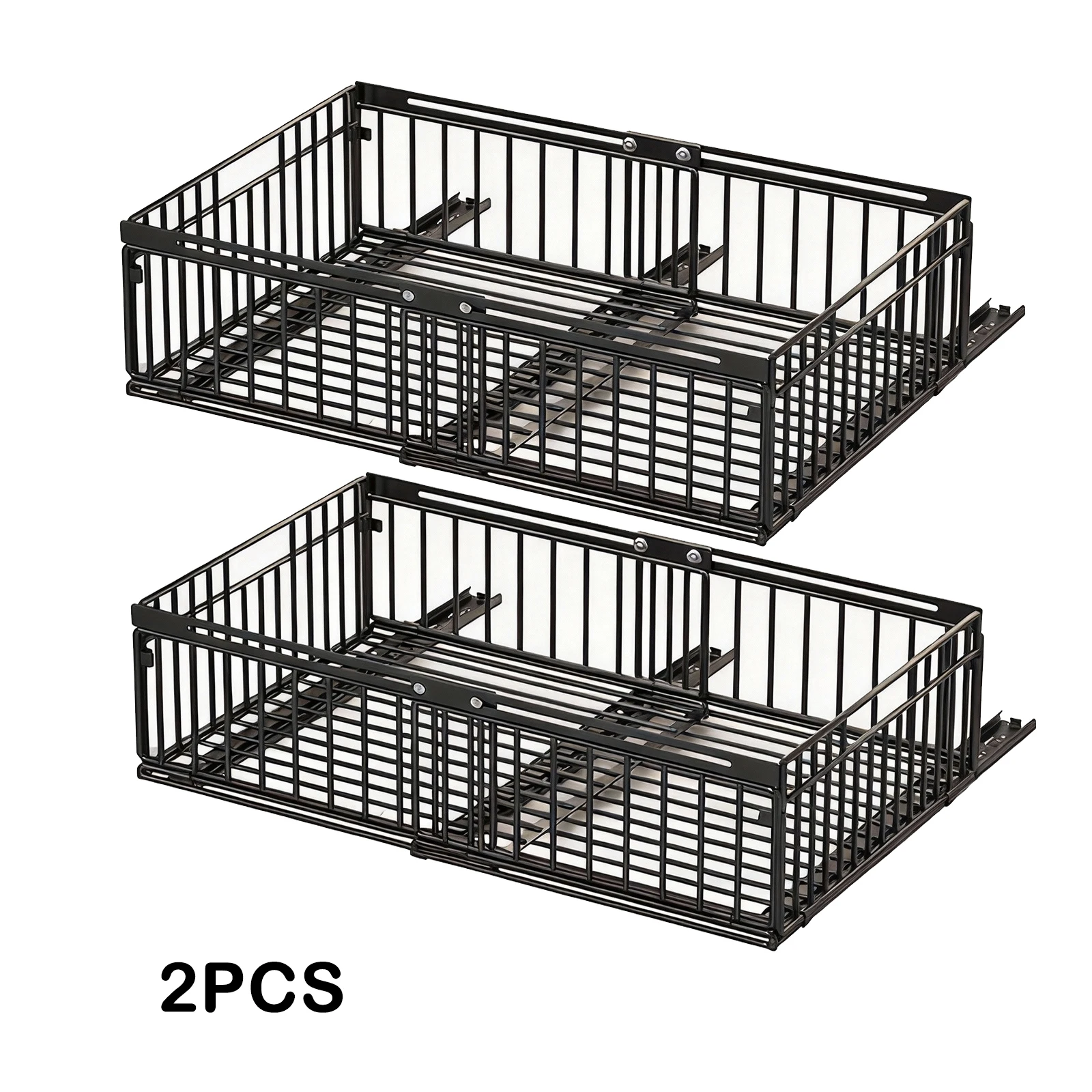 Ausziehbarer Schrankorganizer Ausziehbare Schubladenregale Schiebe-Schrankkorb mit Geräuschlosem Gleitmechanismus für Küche Büro Schlafzimmer