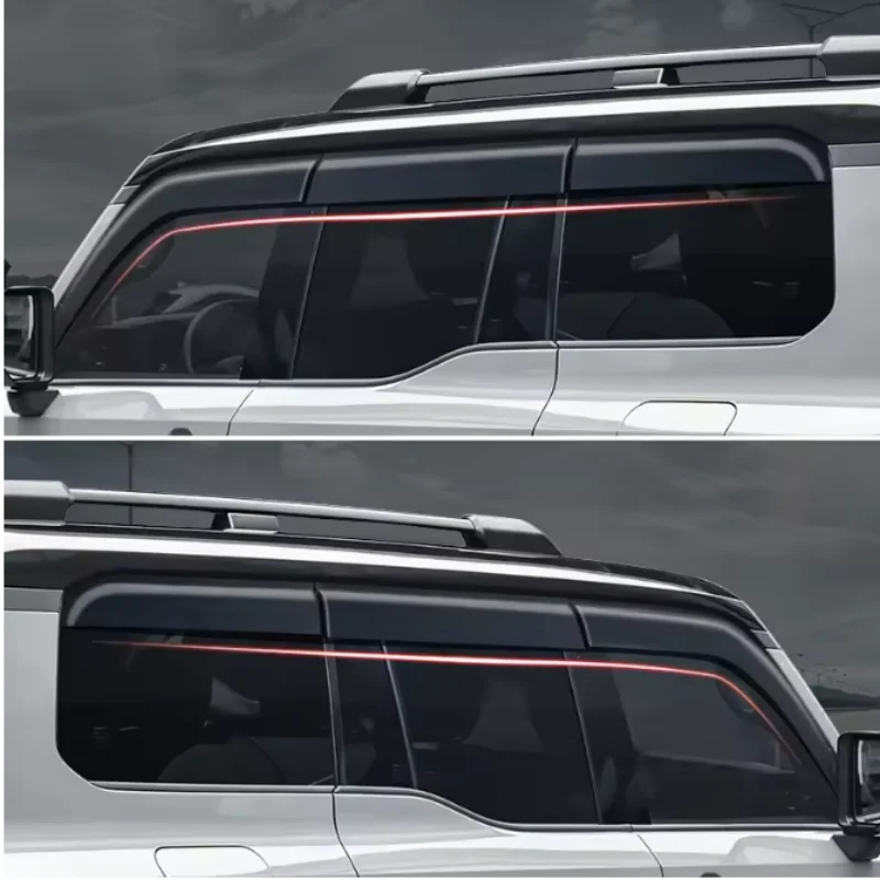 Car Window Deflector Visor For Toyota Land Cruiser 250 Prado LC250 2024 2025 Vent Sun Shade Rain Shelter Weather Shield Accessor