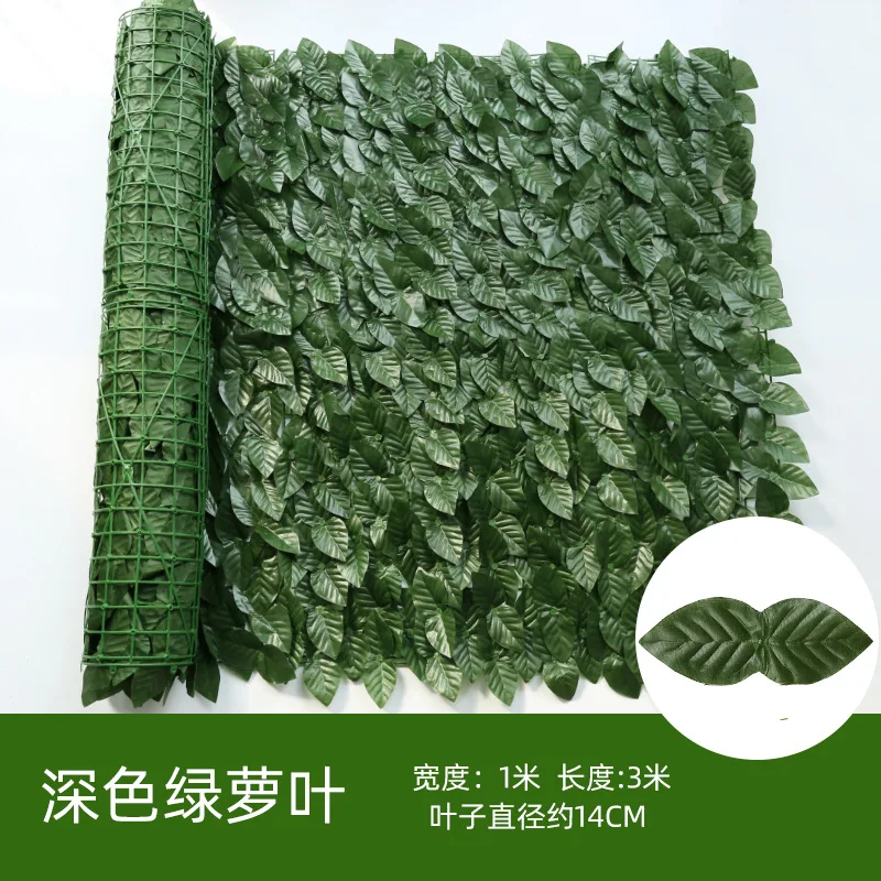 Künstliche grüne Efeu-Hecke, Zaunplatte, künstliche Efeublätter, für den Außenbereich, Haus, Garten, Balkon, Zaun, Bildschirm, Rasen, Dekoration