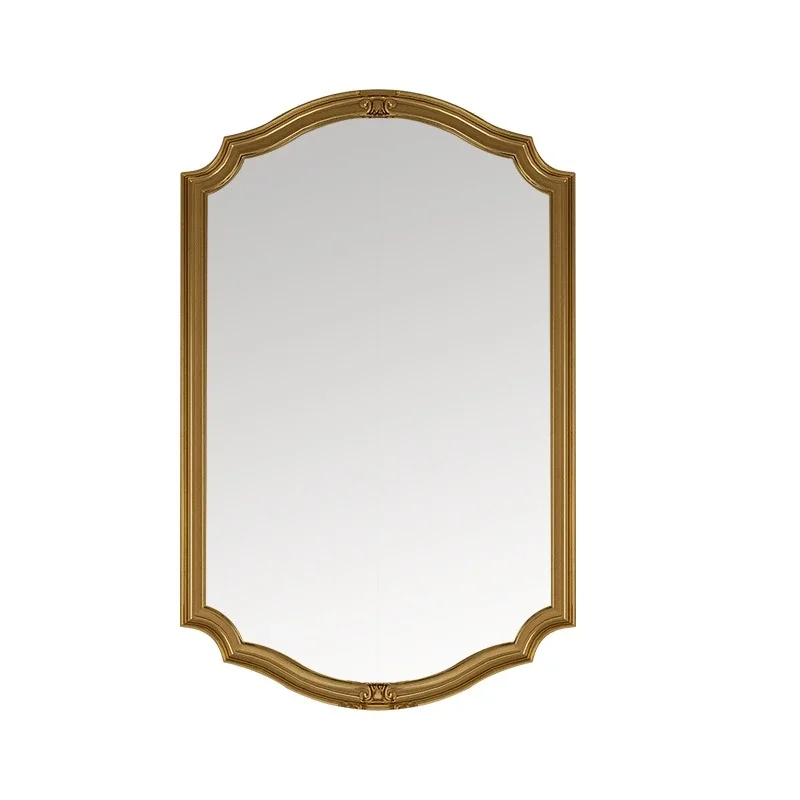French retro bathroom, bathroom, washstand , American makeup mirror, European smart wall-mounted anti-fog bathroom mirror