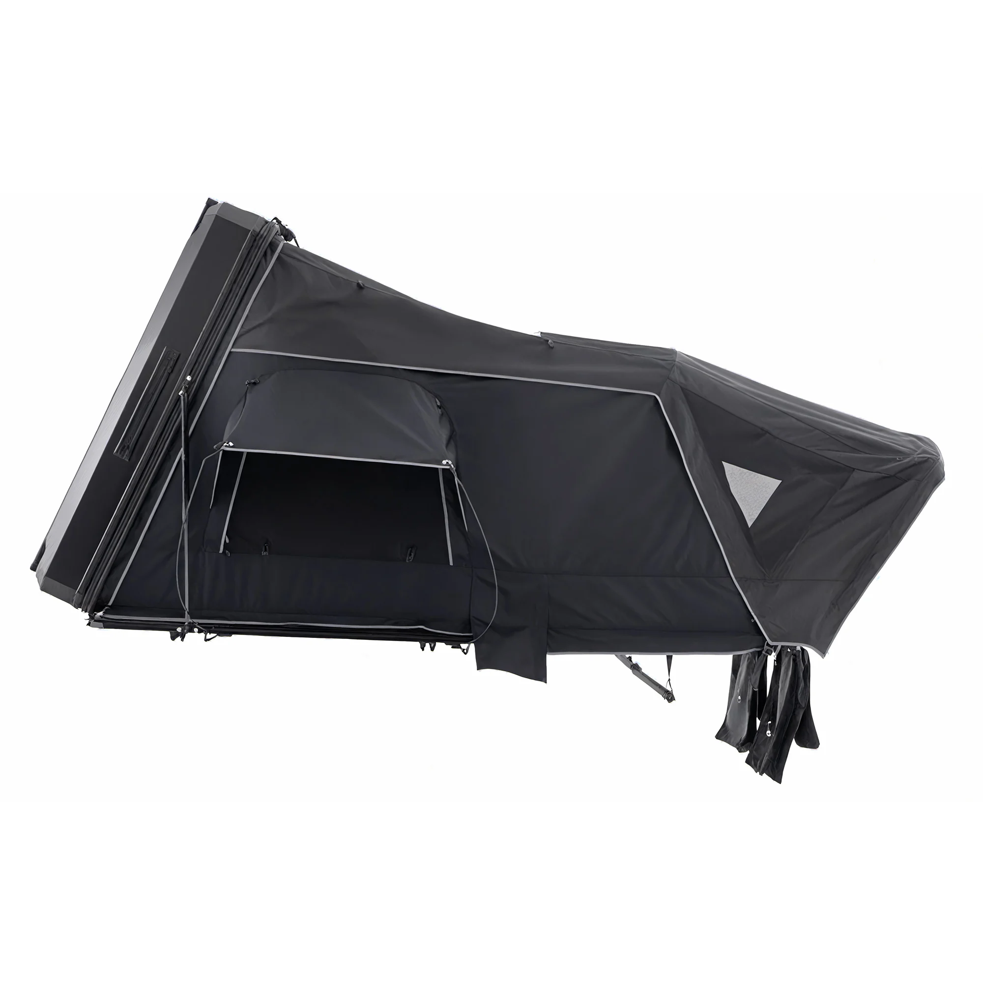 1.4m Aluminum Oxford Waterproof Four-season Roof Tent Shell Offroad Camper Van Rooftop 4x4 Quick Automatic Opening