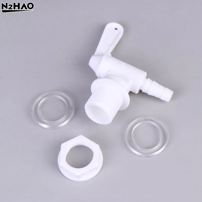 1/2/4Pcs Fermenter Tap Faucet White Plastic Spigot Bucket Bottling Spigot Replacement Homebrew Beer Making Bar Tool