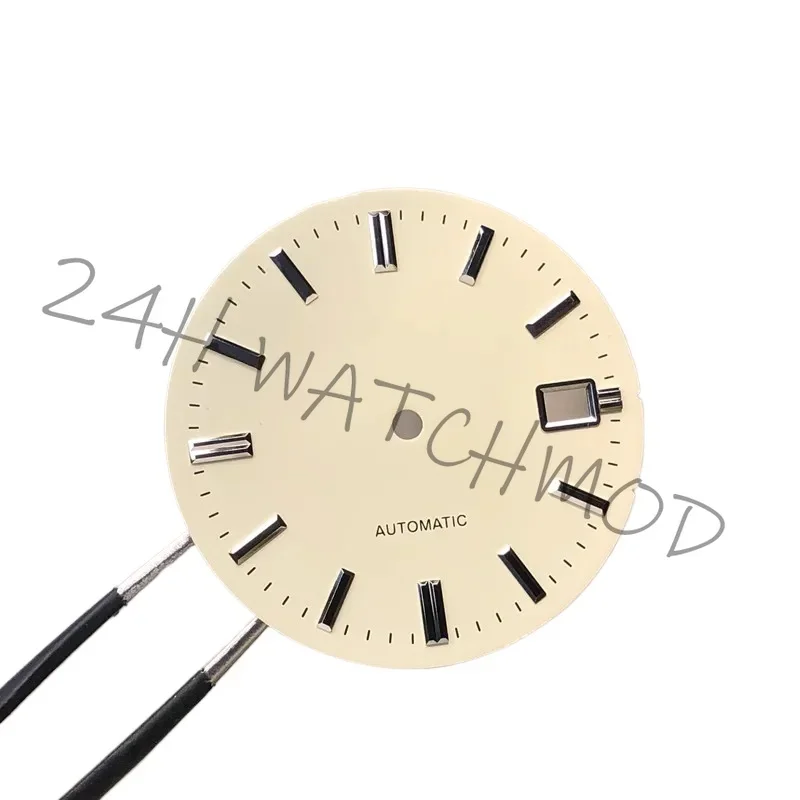 31mm NH34 GMT dial  suitable for NH34 movement watch accessories repair tool and NH35 dial with black green color