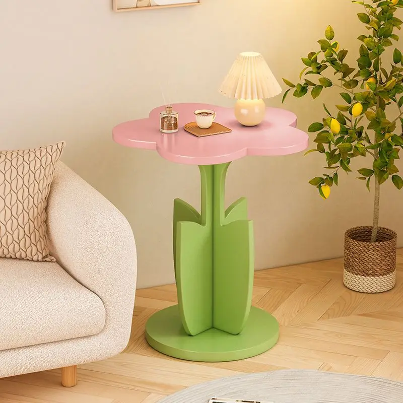 aoliviya-tavolino-da-caffe-e-te-comodino-scaffale-portaoggetti-tavolino-laterale-per-divano-design-a-petalo-colore-crema-per-piccoli-appartamenti