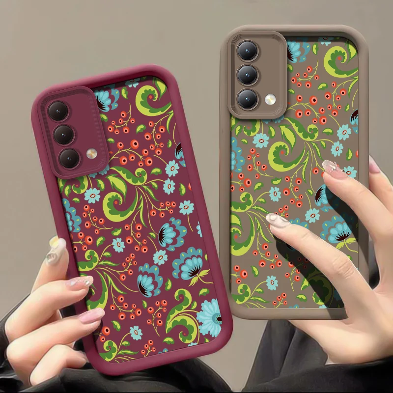 Flowers Phone Case For Infinix Camon 50 40 Pro 30 Spark 40C 30 Pro 6 Go 1 2024 Pova 9 7 Ultra Shockproof Silicone Soft Cover