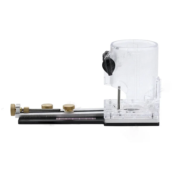Scale Fence Woodworking Circle Cutting Jig DIY Tool Milling Circle Slotting Base for Wood Router Electric Trimmer