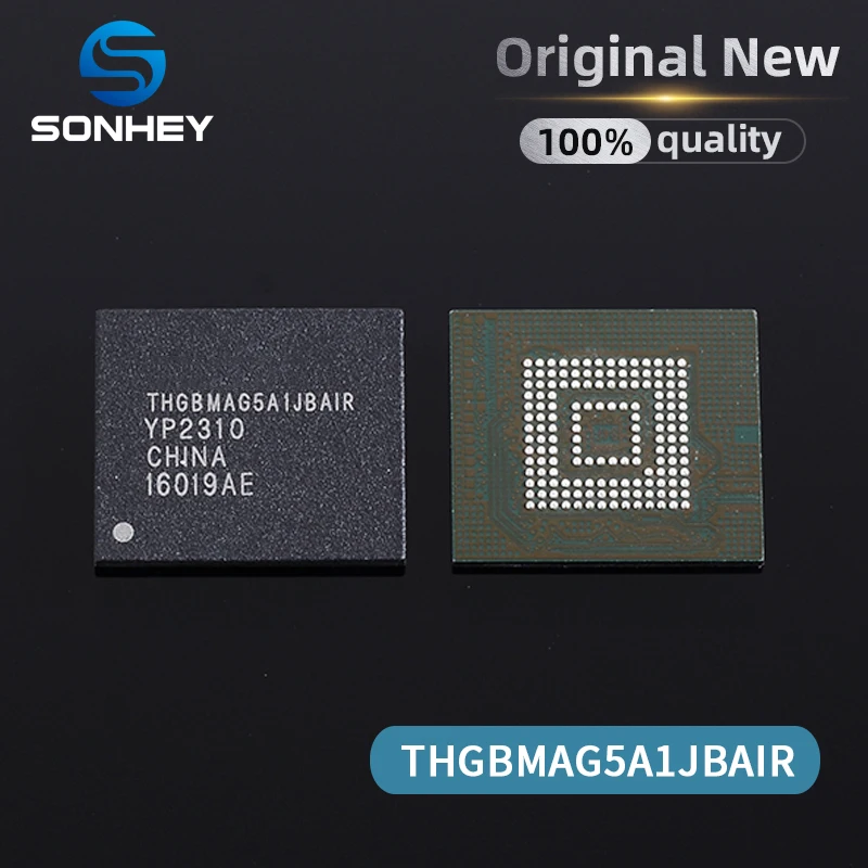 

(5-10piece) 100% New original THGBMAG5A1JBAIR THGBMAG5A1JBA1R 4GB BGA-153 EMMC Memory IC chip