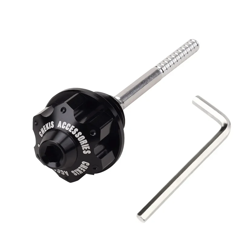 For SYM Cruisym300 JoymaxZ300 GTS300i DRG150 MMBCU158 CROX a Scooter Anti-Theft  Oil Screw Cover Ruler Modification Accessories