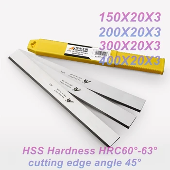 3 adet HSS ahşap planya bıçakları genişliği 20mm serisi bıçak ahşap planya bıçağı Jointer kalınlığı planya ağaç işleme araçları aksesuarları