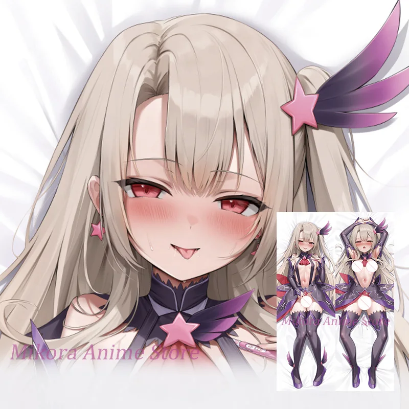 Dakimakura Illya Illyasviel von Einzbern Testament Form Anime Body Pillow Cover Double Sided Print Life Size Pillowcase Gift