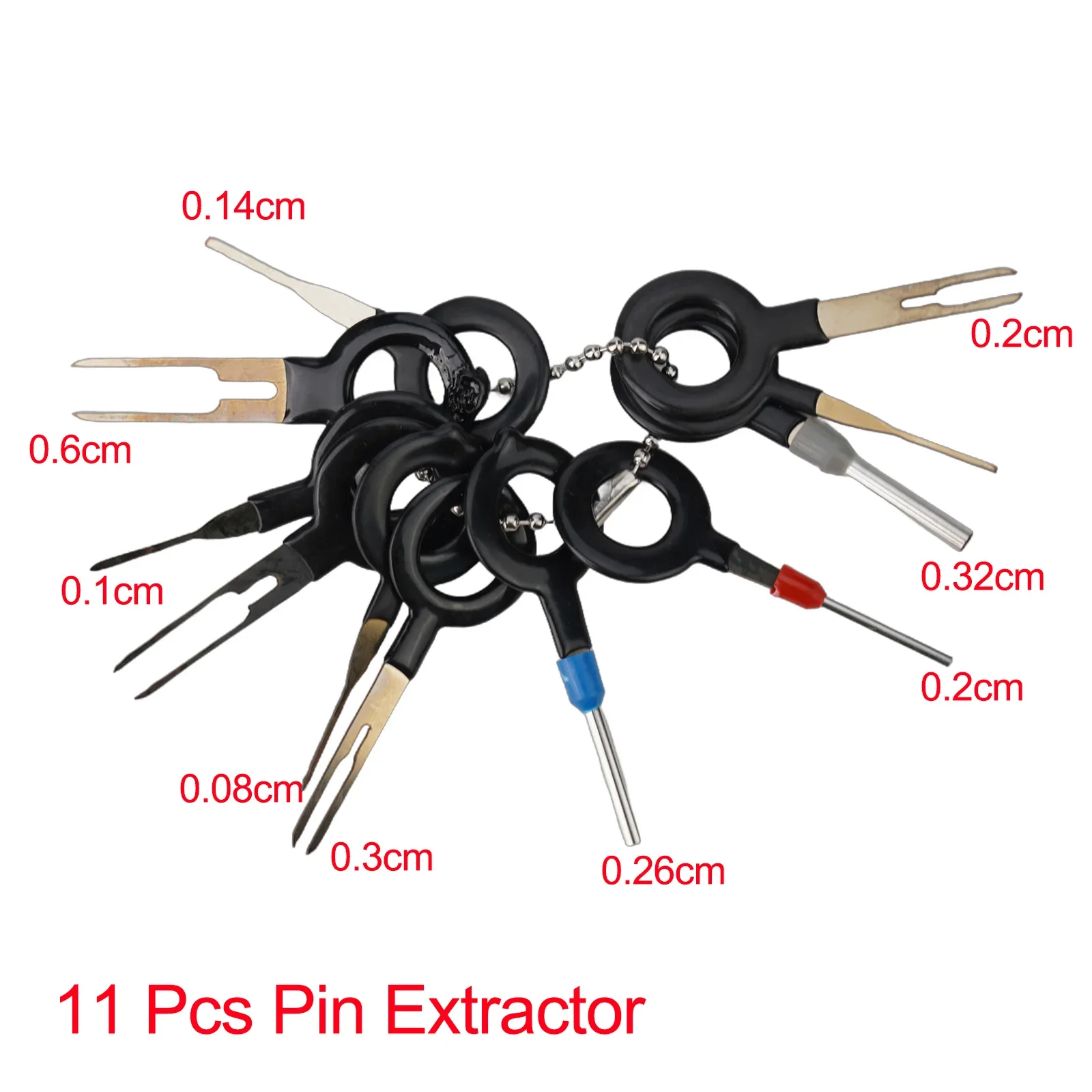 1 Set/11 Pcs Auto Strumento di Rimozione Terminale Kit di Strumenti Terminale Ago Posteriore Strumento Terminale Pick Ago Utile Strumento di Rimozione Terminale Filo