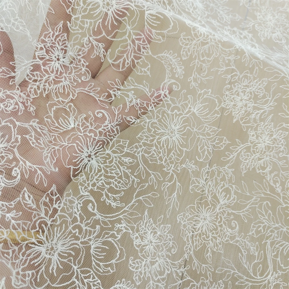 Вышивка Кружева Цветочная Ткан – обзор и цена Wedding Dress Supply