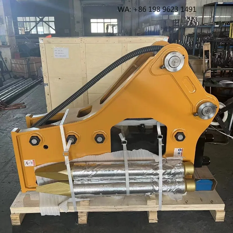 Heavy Duty Side Hydraulic Rock Breaker High Hardness Quarry Demolition Accessory Large Excavator Building Construction Equipment