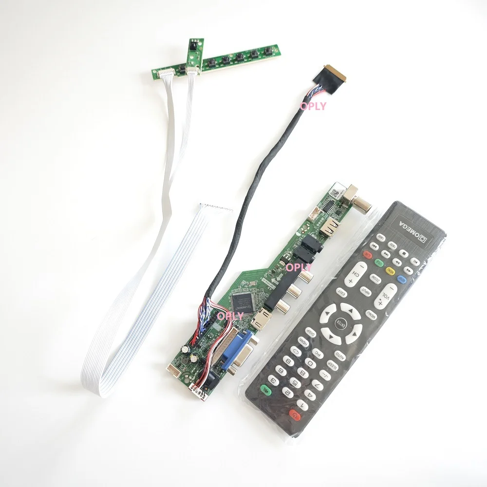 

Для AUO B173RW01 B173RW01 V0 B173RW01 V3 1600X900 17,3 "HDMI-совместимый комплект платы контроллера телевизора RF USB AV VGA экран монитора