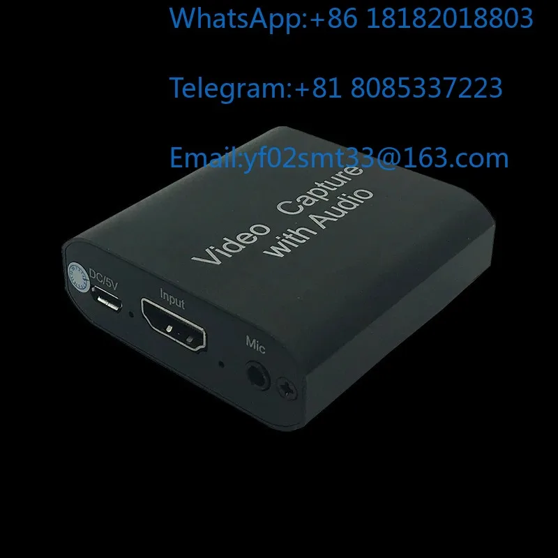 HD Video Capture Card Driver-Free For Computer Phone Recording Loop Output Device