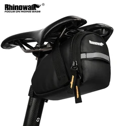 Rhinowalk Bike Small Saddle Bag Splash-proof Refletive With Reflective Can Hang Taillight Cycling For Mtb Road Bicycle Tool Kit