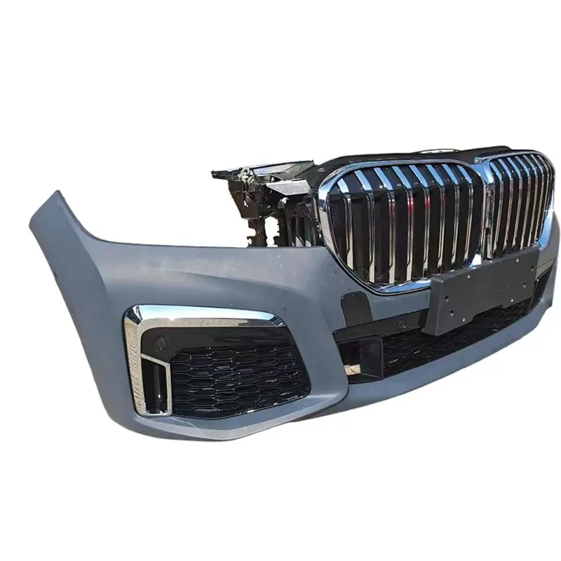 Car Bumper Assembly for BMW 7 Series G11 G12 Front Wire Grid Radiator Headlight