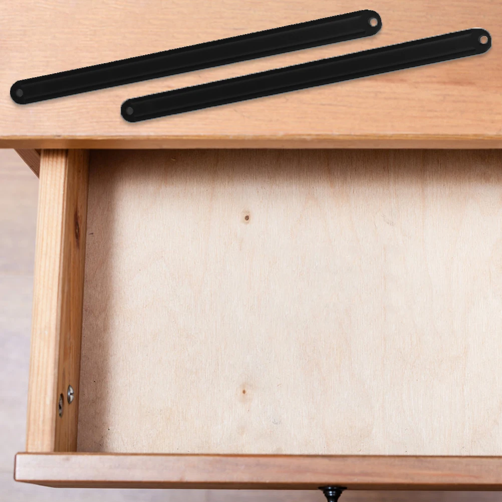 

2pcs Sliding Wheel Track 18Cm Smooth Quiet Furniture Guide Rails For Drawer Cabinet Side Mount Replacement Parts