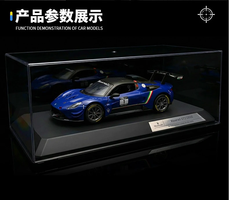 1:24 GT2 سبيكة سيارة رياضية نموذج محاكاة الجمود لعب الأطفال هدايا عيد الميلاد دييكاست سبيكة نموذج سيارة تحصيل