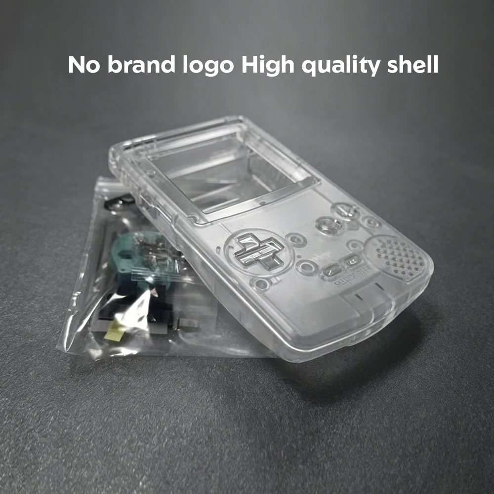 

No Brand Logo High Quality Shell Kit for Gameboy COLOR GBC. There is no brand logo on the shell