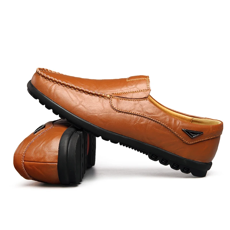 Genuine Leather Men Casual Shoes Luxury Brand Mens Loafers Moccasins 2023 Breathable Slip on Italian Driving Shoes Plus Size 47