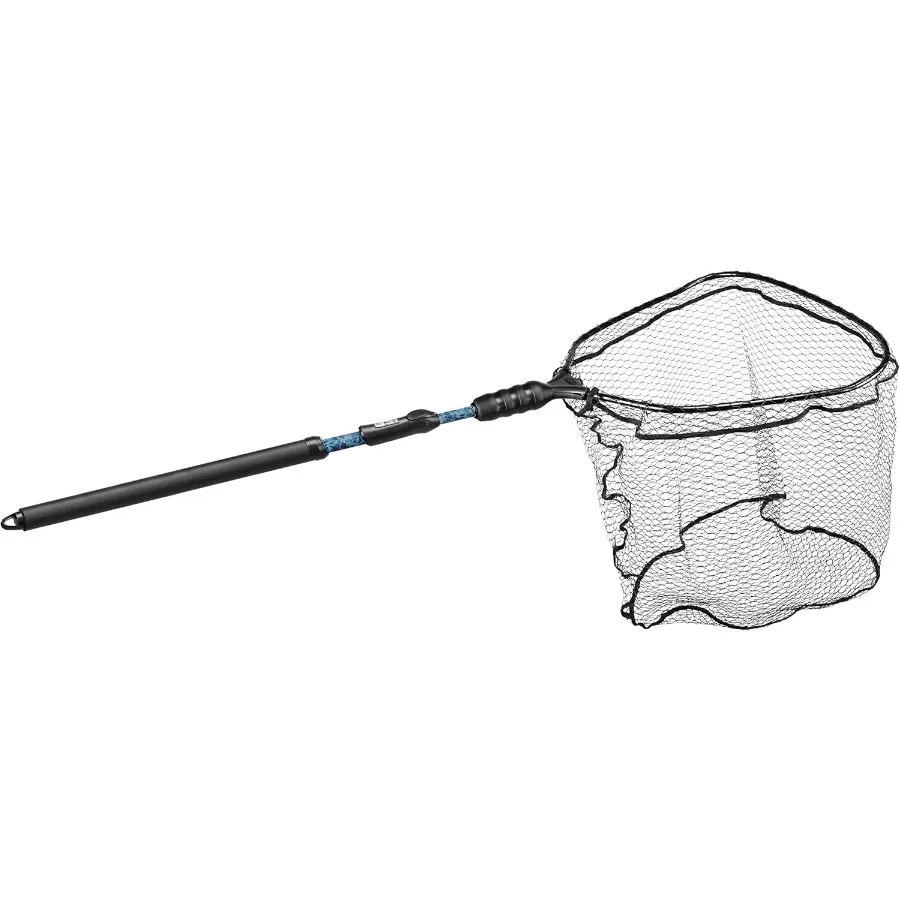 شبكة صيد السمك المنزلق S2 أداة صيد السمك النهائية مع مقبض تصغير لصيد الأسماك في المياه المالحة والمياه العذبة بطول قابل للتعديل من 29 إلى #1