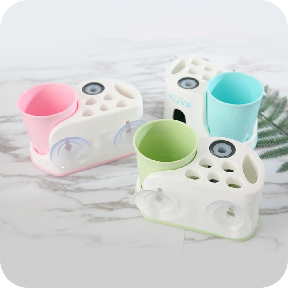 

Toothpaste Dispenser Squeezer Holder Rack Tool Storage Bathroom Accessories Eco Friendly Durable Space Saving Home Use