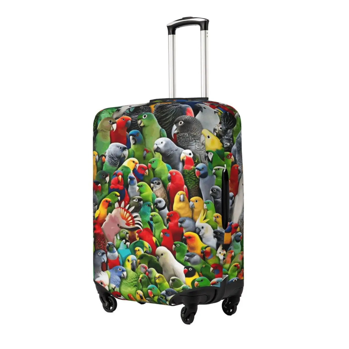 Cute Birds Parrot Suitcase Cover Holiday Useful Luggage Accesories Business Protection