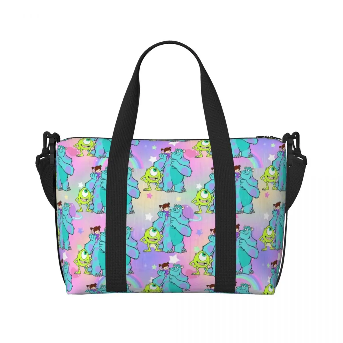 

Большая сумка-тоут Custom Large M-Monsters Anime University для женщин: на плечо, для покупок, спортзала, пляжа, путешествий