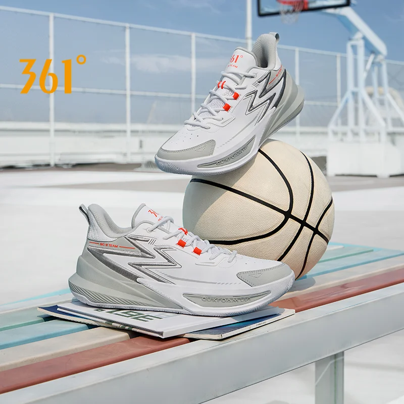 

361 Degrees BIG3 Team 2.0 Leather Men's Basketball Shoes Sport Cushioning Wear-Resistant Protection Ankle Sneakers 672431124