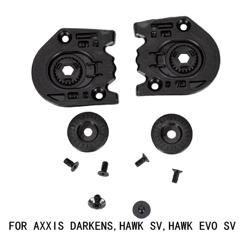 R3MD Helmet Shield Base Holder 1 pair Replacement Parts Windscreen Holder Base Visors Parts For AXXIS DARKENS,