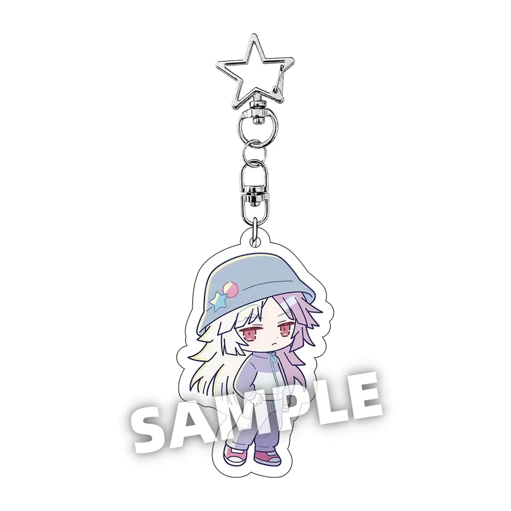Lovely QVer Casual Outfit Bungo Stray Dogs Acrylic Stand Dazai Chuuya Atsushi Akutagawa Sigma Fyodor Novel Souvenir  keychain