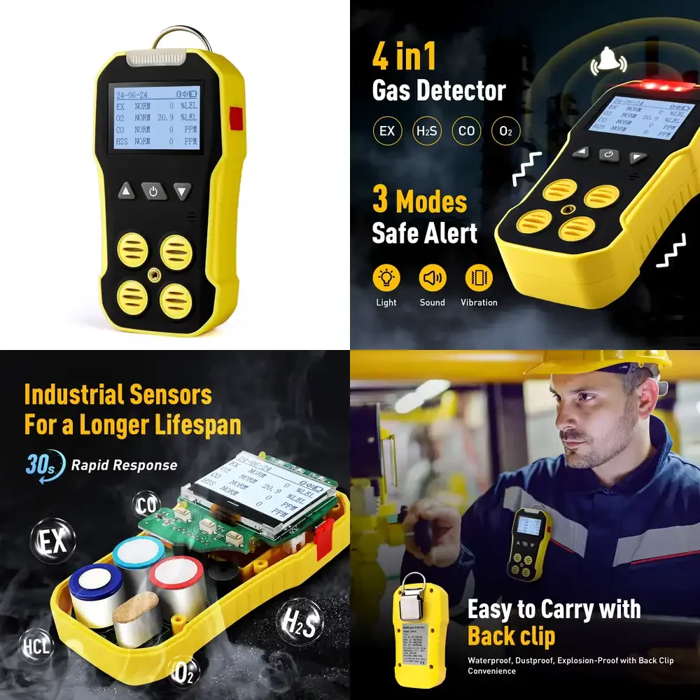

Portable Multi for Industry with LCD Display for CO Carbon Monoxide Detection Alarm for Safety