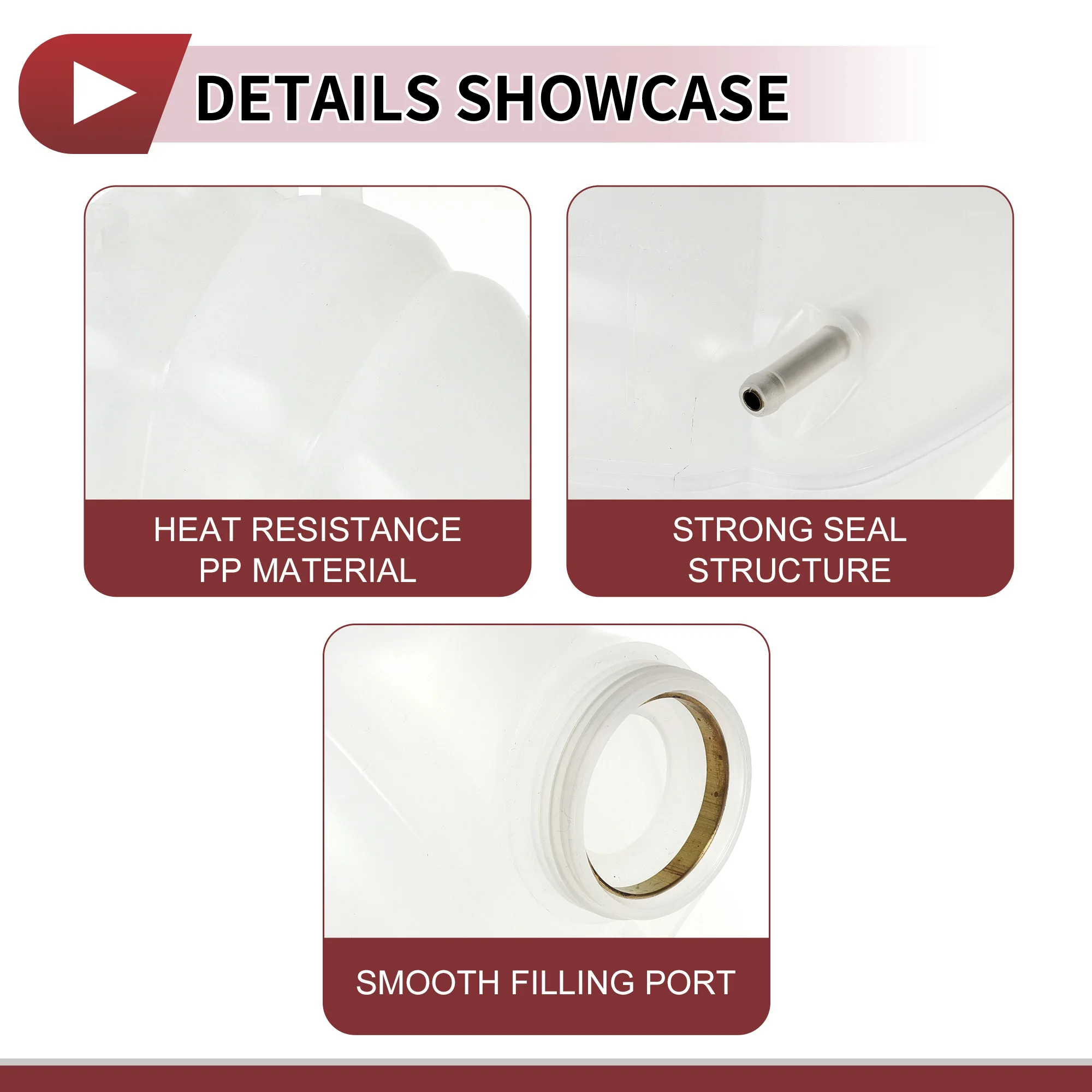 خزان توسيع المياه لخزان مبرد المحرك UXCELL لفوكسهول لأوبل فيكترا 1995-2008 رقم زجاجة المبرد. 1304207