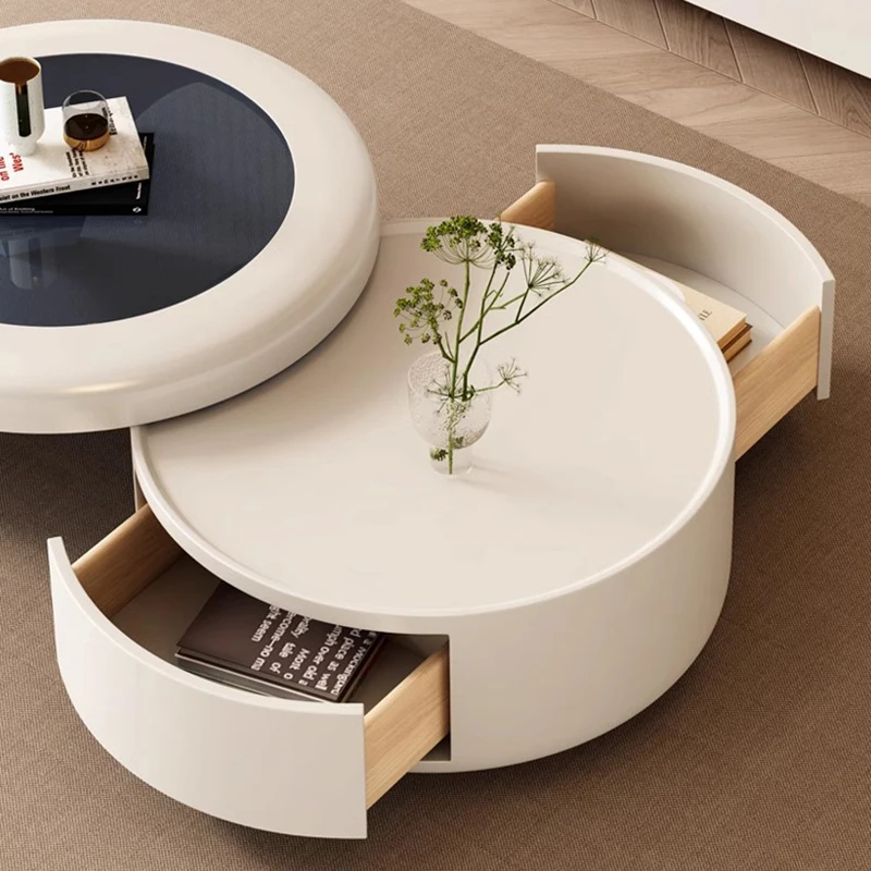 Apartment Designer Coffee Table Small White Floor Luxury Coffee Table Mobile Nordic Mesas De Centro Para Sala Home Furniture