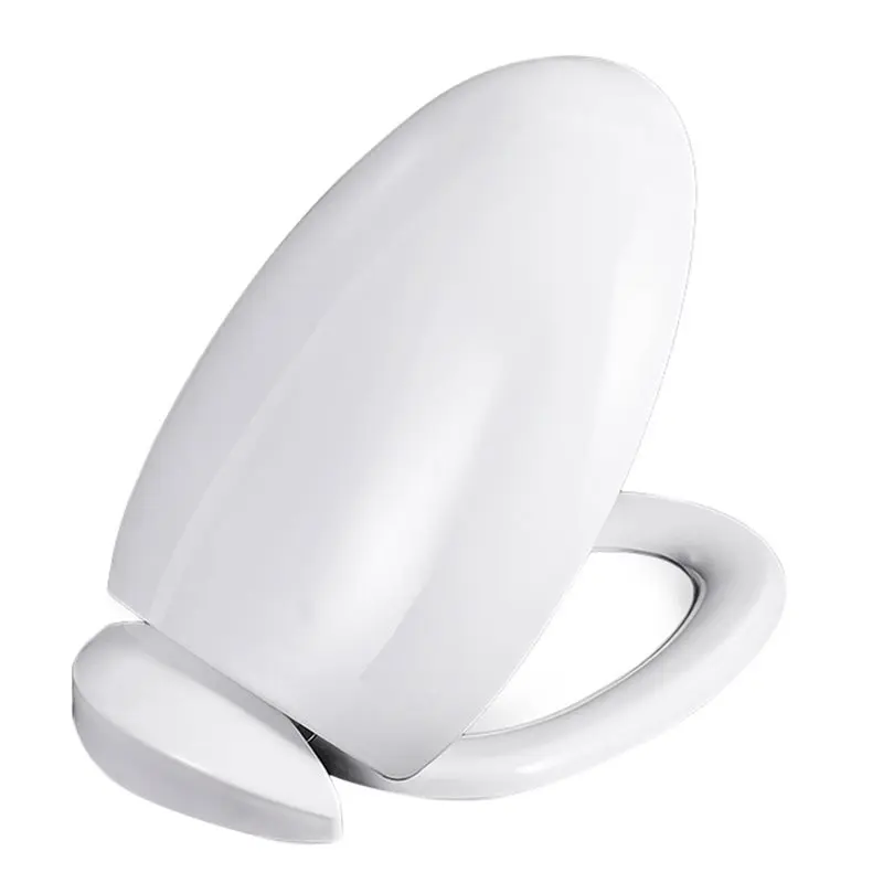 

【LAST CHANCE】White O-Type Plastic Toilet Cover Thickened Household Round Front-Opening Toilet Cover PP Plate Toilet Cover
