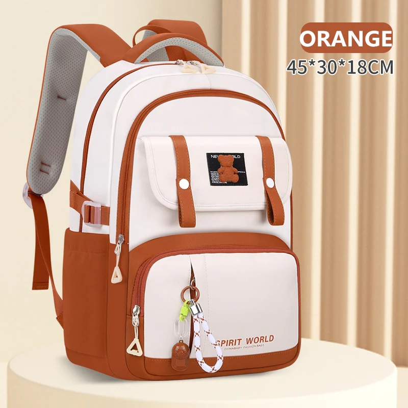 

Girl School Bag Backpack Back Pack For Teenager Women Children Female Pink Schoolbag Primary High Bagpack Class Teens Child Kids