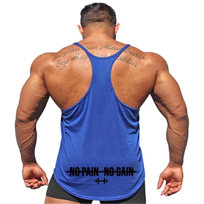 Men's Running Vests Quick Dry Sleeveless Breathable Racerback Tank Tops For Gym Workout Fitness Training Summer Outdoor