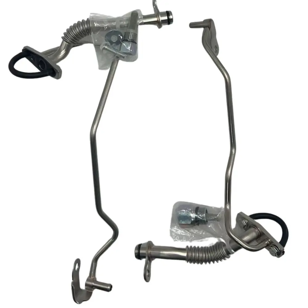 

ZOOMKEY 2Pcs Left & Right Lower Turbocharger Oil Line for Ford F-150 Expedition Lincoln