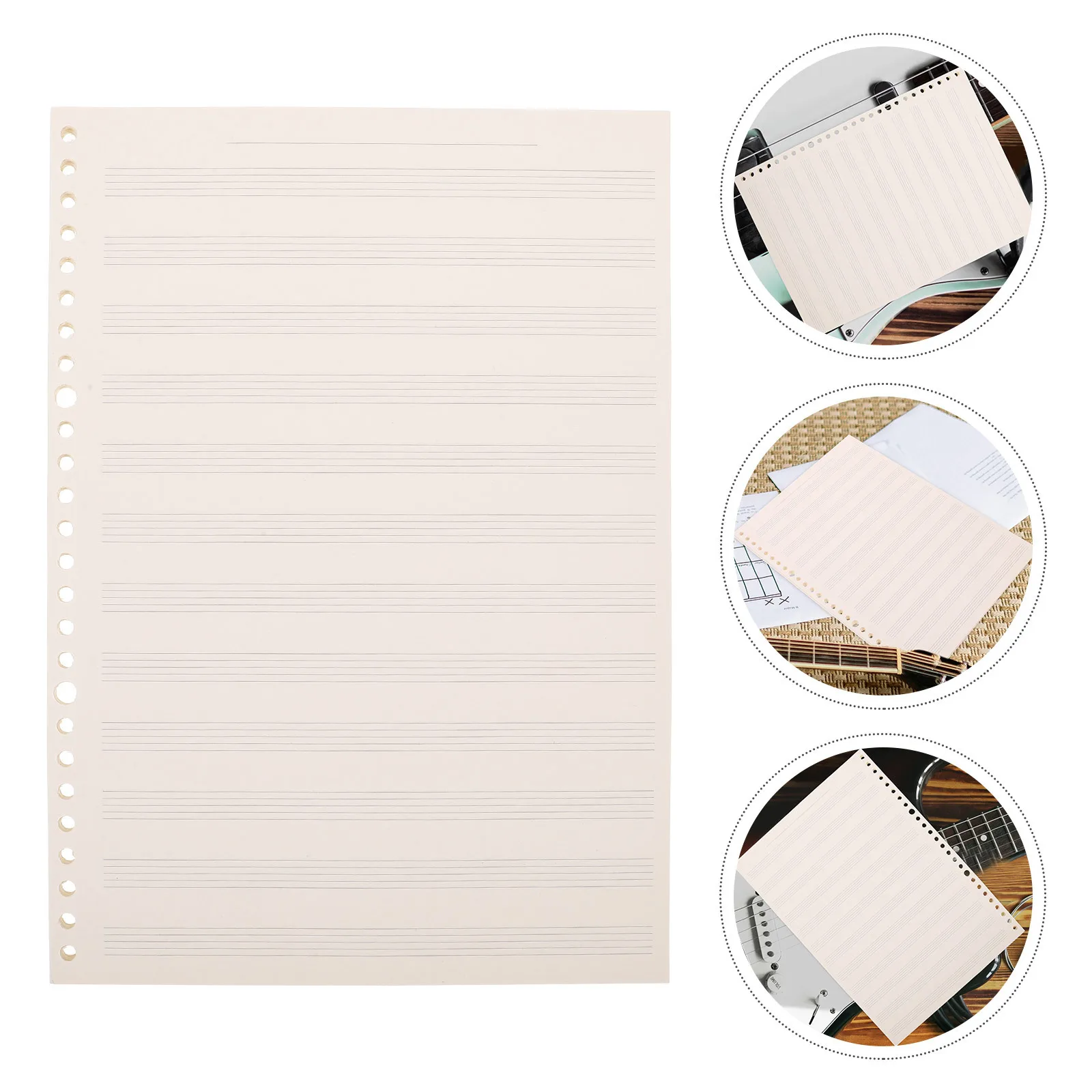 

3 Pcs Music Notebook Paper Stave Notebooks Journal Composition Musical Notation