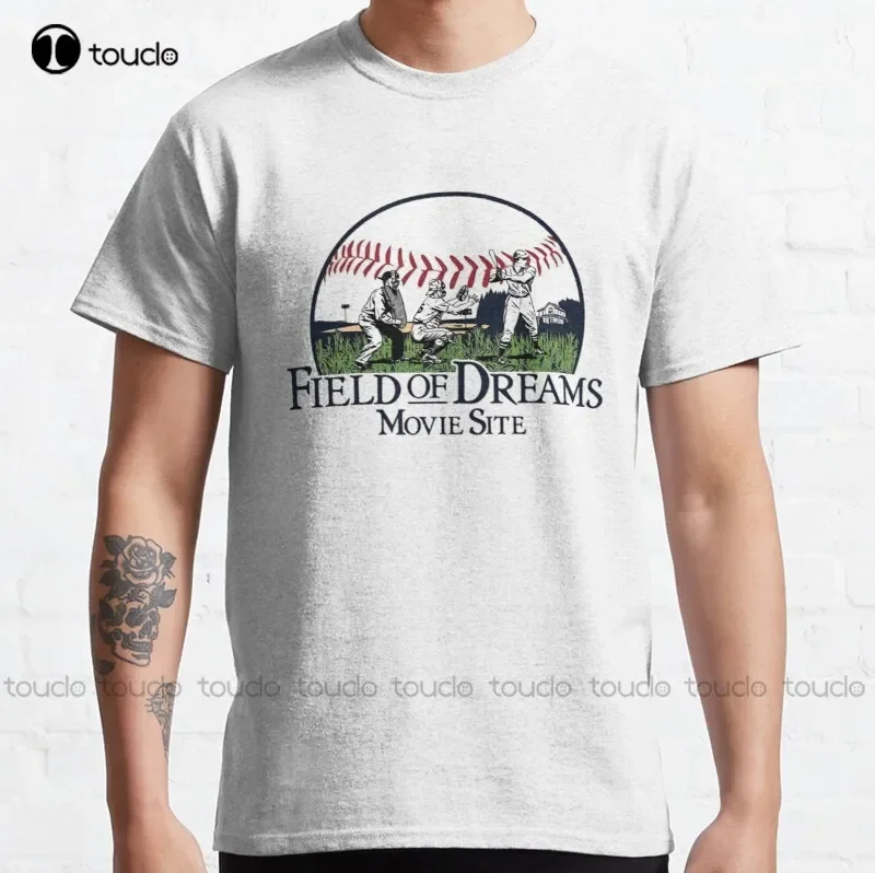 

Новая классическая футболка Field Of Dreams 4, винтажные футболки, хлопковая футболка унисекс, модная забавная уличная футболка в стиле Харадзюку
