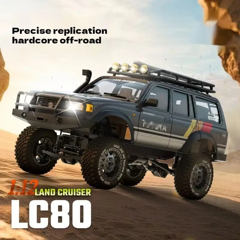 

Новый автомобиль с дистанционным управлением, полнопропорционная имитация автомобиля LC80, альпинистский автомобиль 1/12, высокоскоростной и низкоскоростной внедорожник с дистанционным управлением