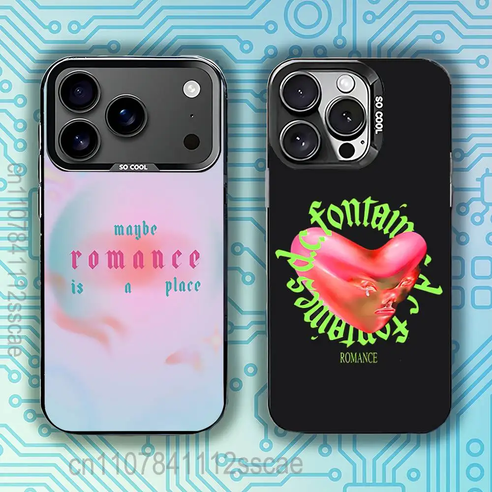 

Band F-Fontaines D.C. Romance Phone Case For iPhone 17,16,15,14,13,12,11,Pro,Max,Plus,E,Air,Mini Anti Fall Black Bumper