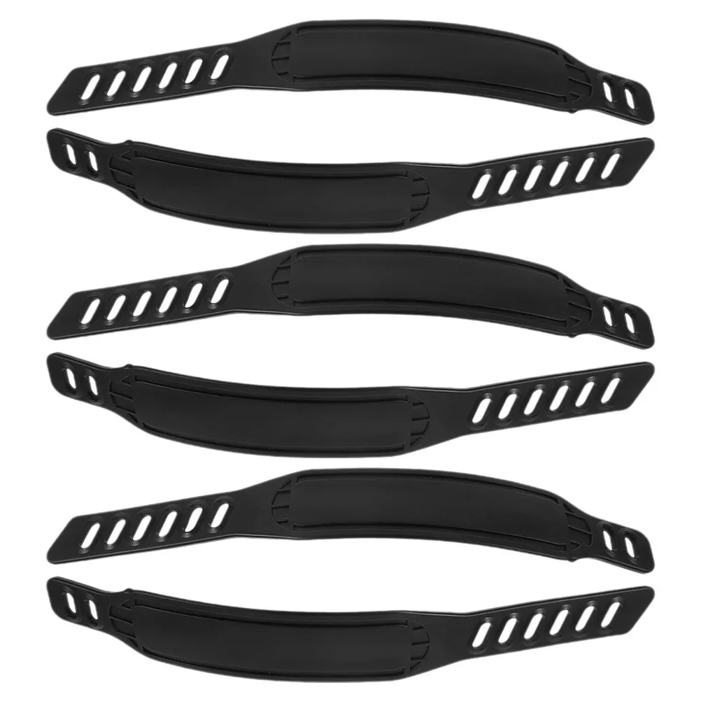

3Pairs Adjustable Fitness Bike Pedal Straps Antislipping Plastic Material for Gym Cycling Bike Pedal Straps Belt for Pedals