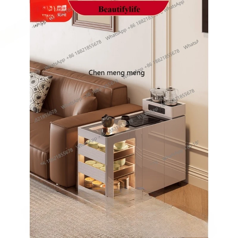 

Movable coffee table Living room Home tea table Light luxury sofa Tea cabinet